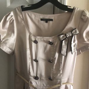 BCBGMAXAZRIA CREAM DRESS